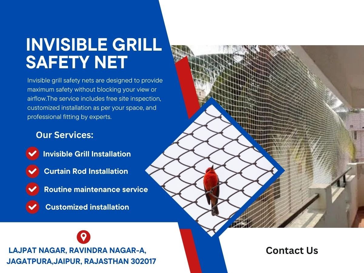 Invisible Grill Safety Net – Jaipur