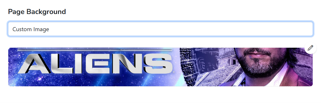 Custom Image Backgrounds